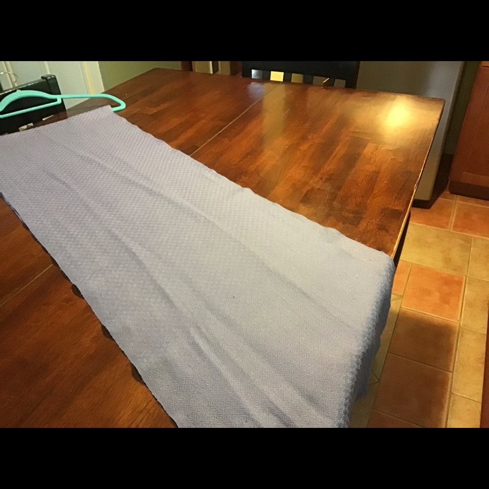 Periwinkle blue wool scarf